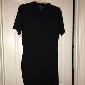 Black Cutout Mini Dress